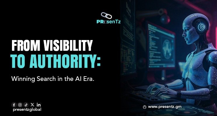 From Visibility to Authority: Winning Search in the AI Era blog cover