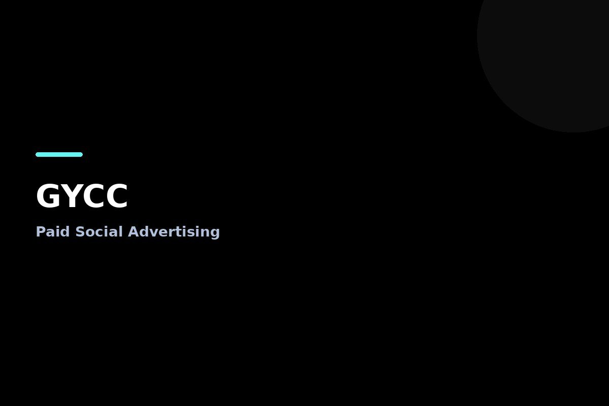 Gambia Youth Chamber of Commerce (GYCC) - Paid Social Media Advertising & Ads Management