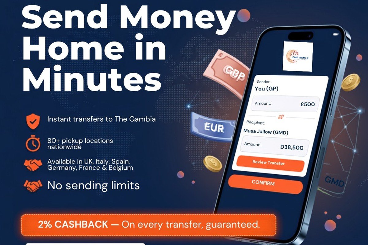 One World Financial Services send money app